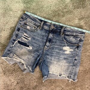 American Eagle Outfitters Acid Wash Jean Shorts Size 12